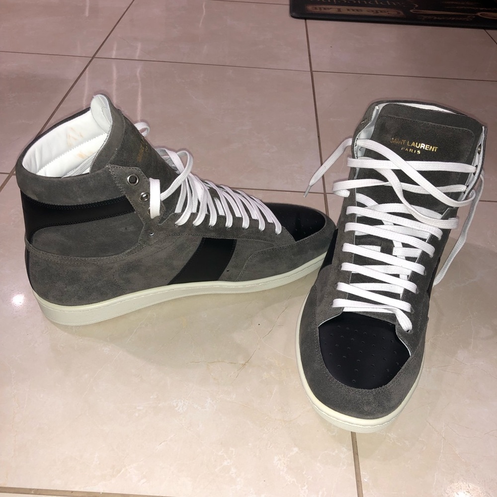 Saint Laurent High Top Sneakers